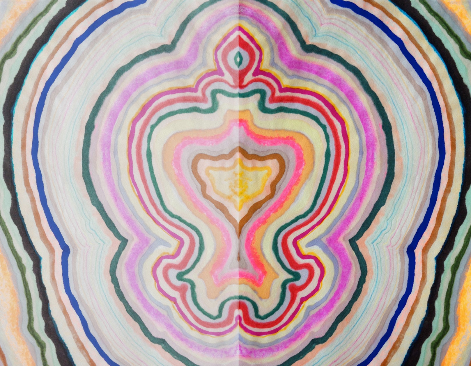 Beauty Inside Agate Framed Fine Art Print