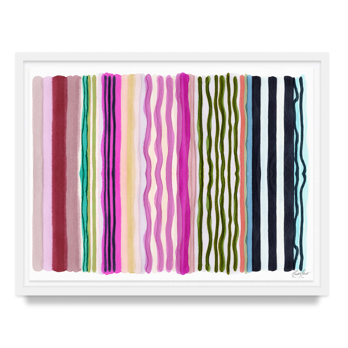 Chromatic Beat #3 Framed Art Print