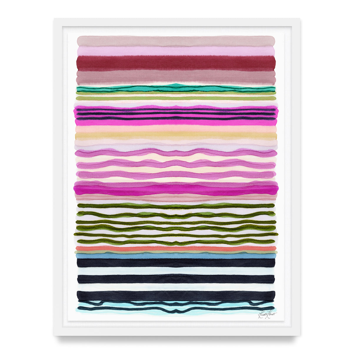 Chromatic Beat #3 Framed Art Print