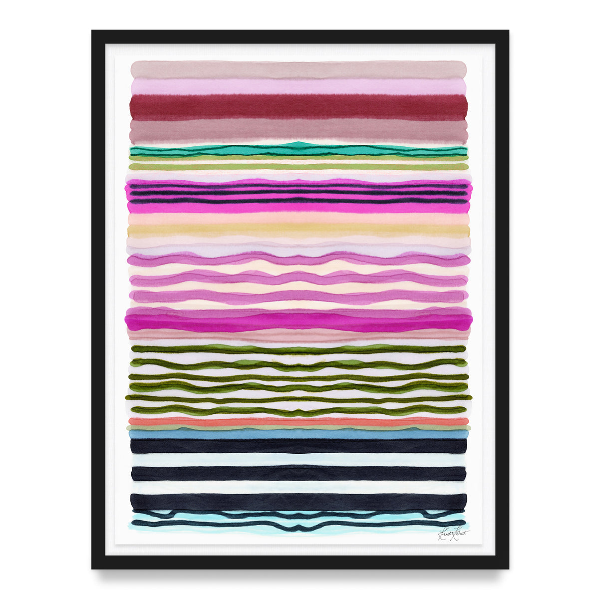 Chromatic Beat #3 Framed Art Print