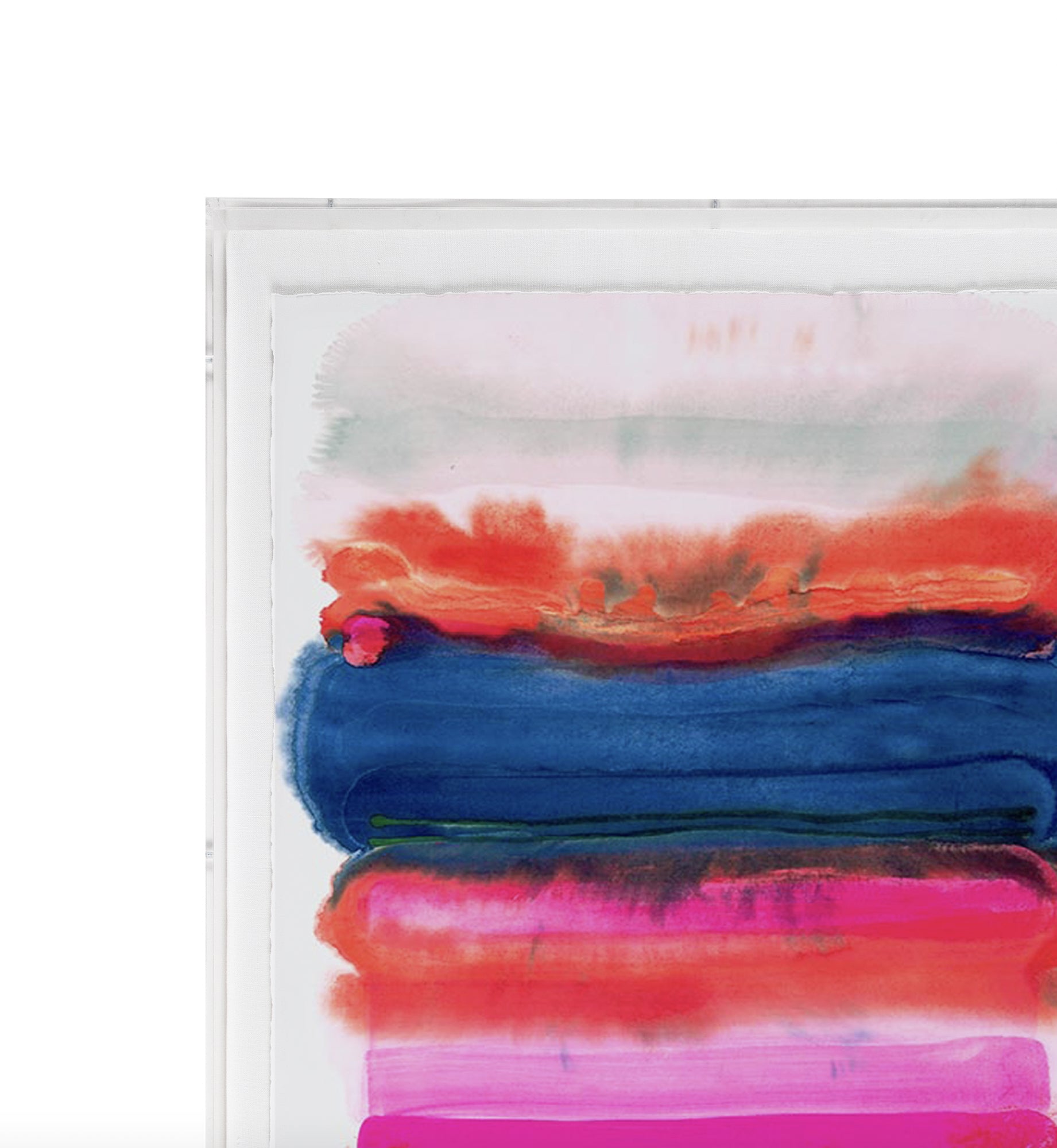 Layered, dimensional finish