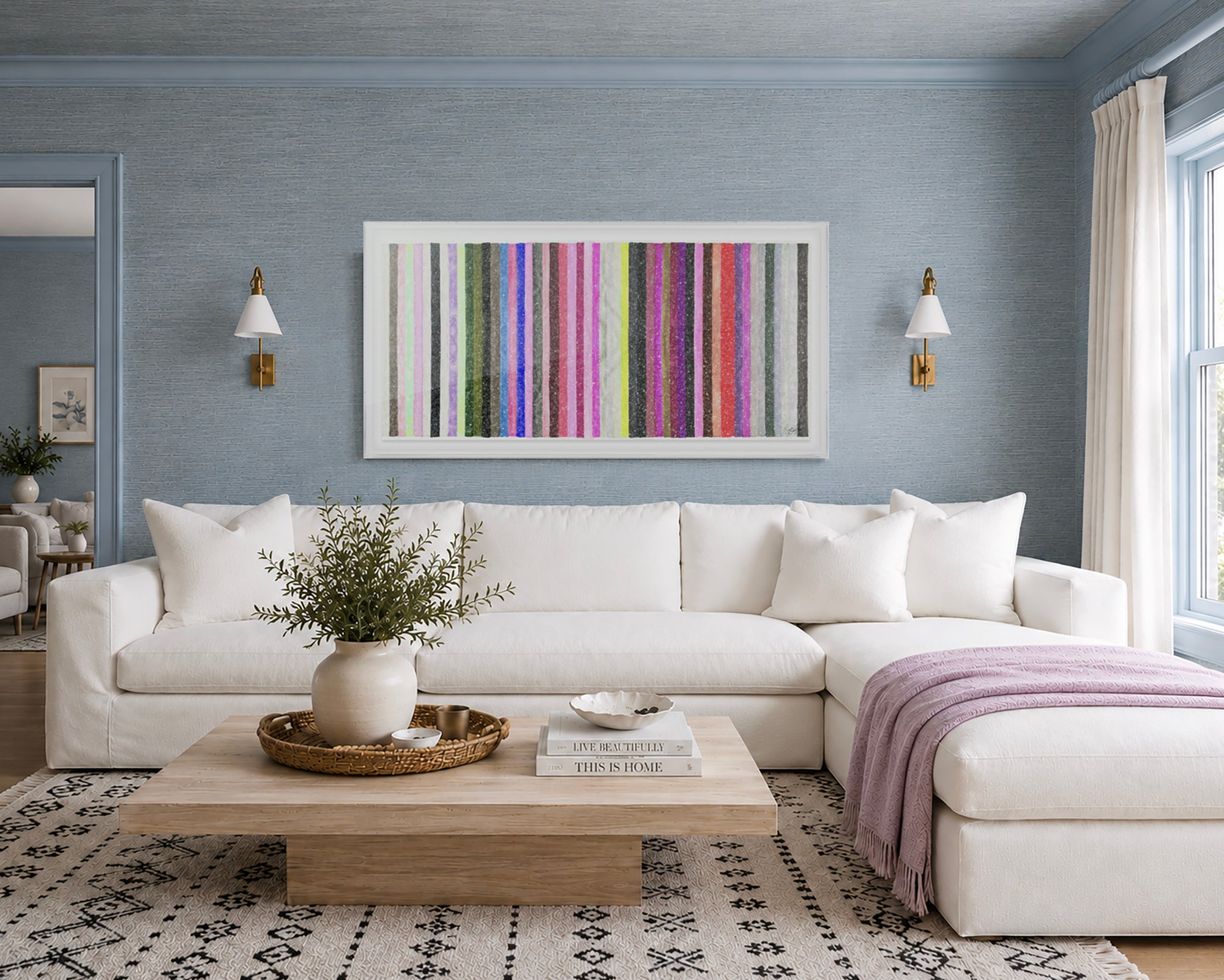 Chromatic Harmony #25 Embellished Print