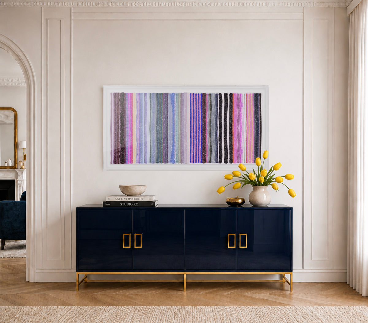 Chromatic Symphony 3 #2 Embellished Print