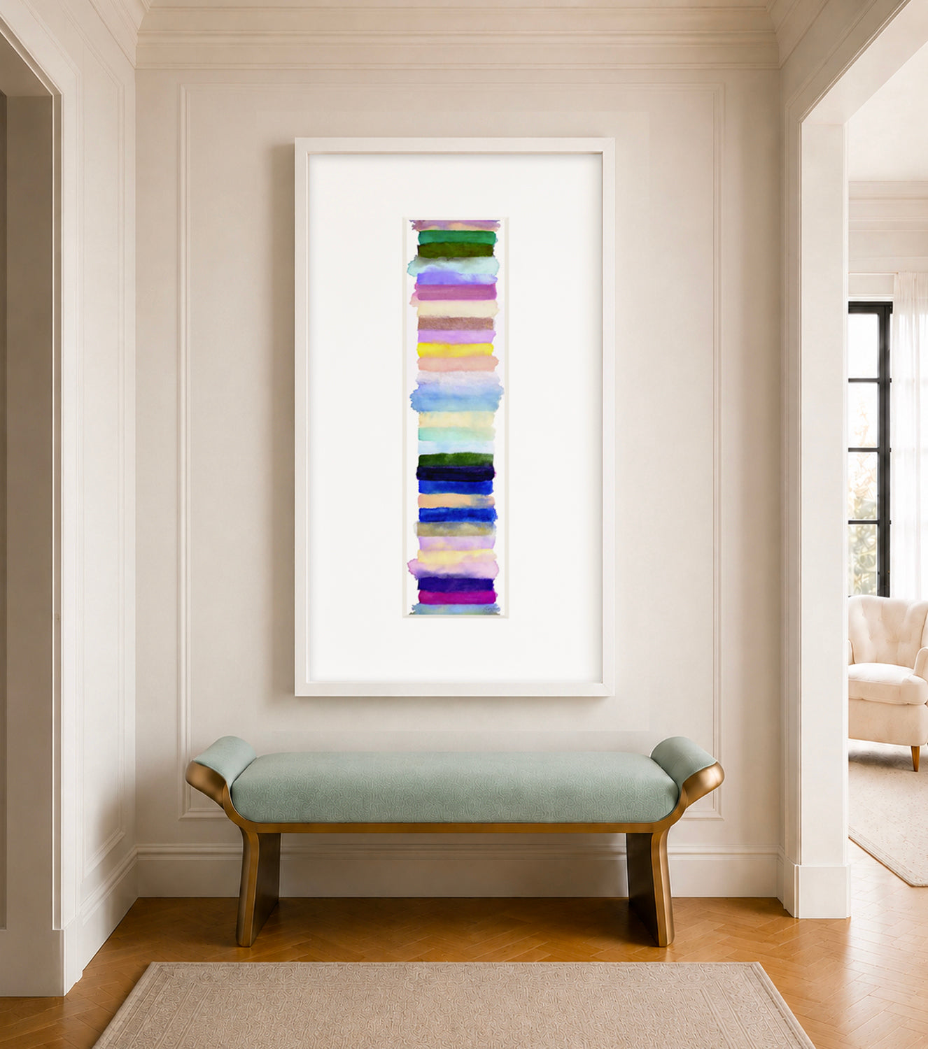 Radiant Vibes Framed Art Print