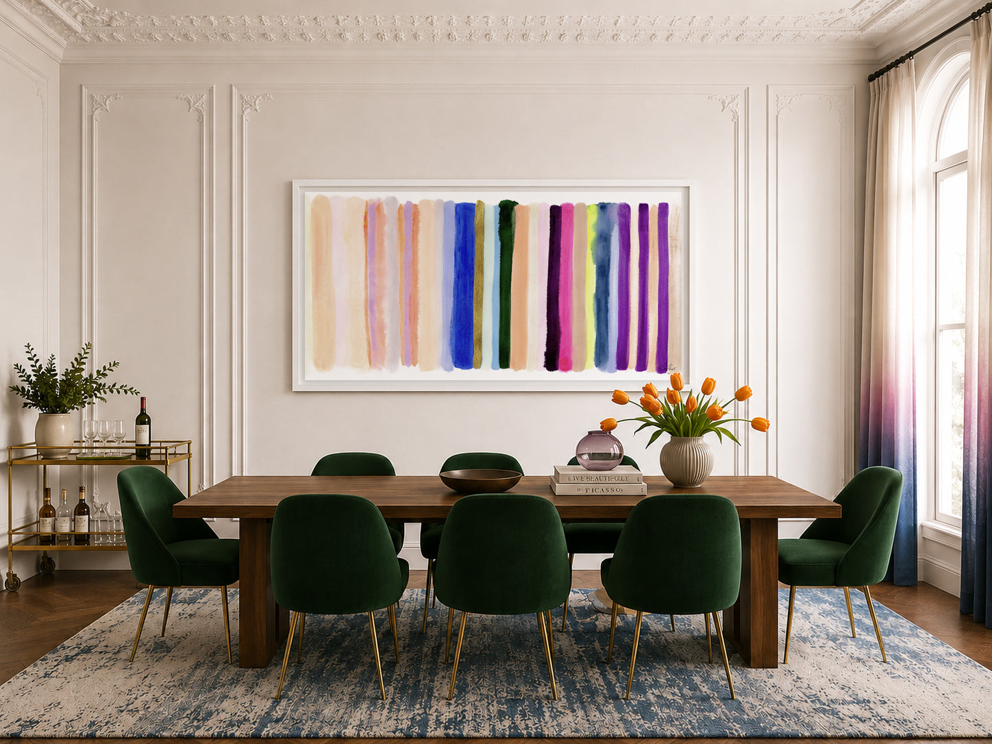 Live Vibrantly Framed Art Print