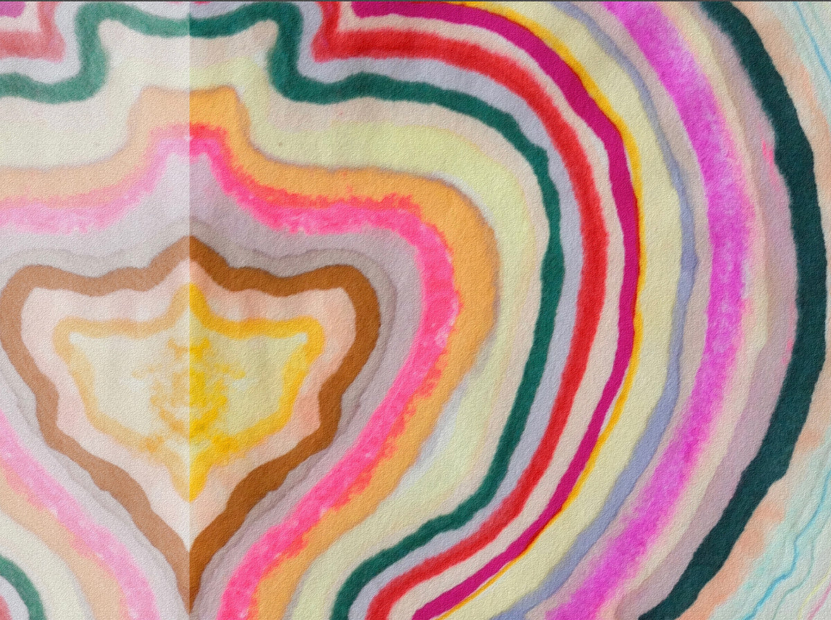 Beauty Inside Agate Framed Fine Art Print
