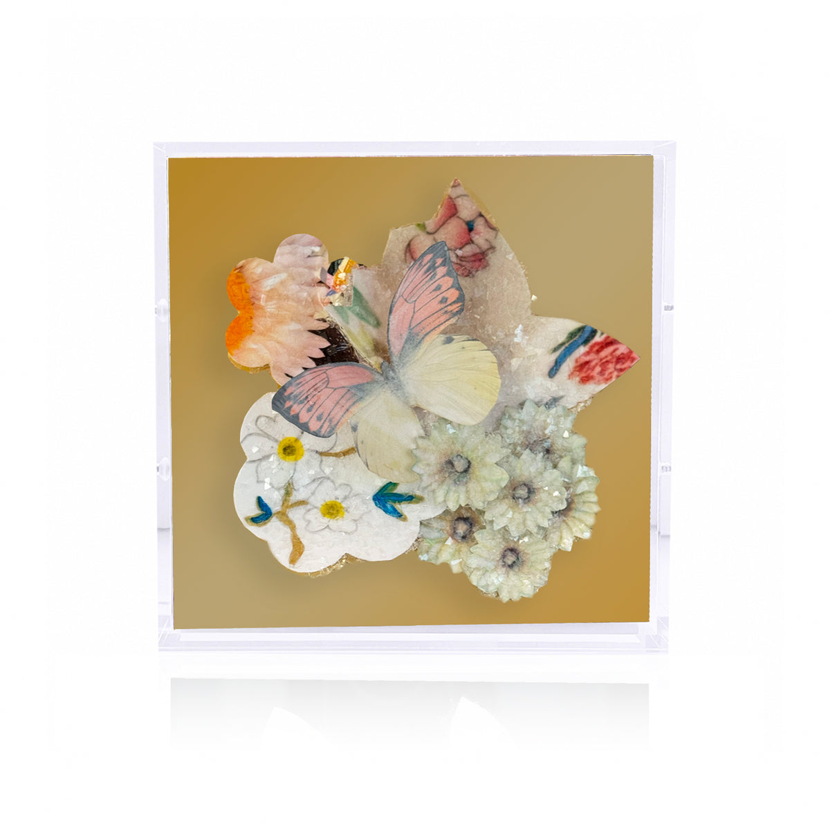 3D Bloom #1 Mini Original Artwork on Mirror