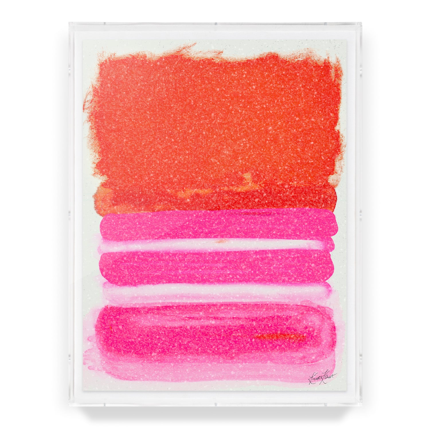 Be Vibrant Embellished Fine Art Print