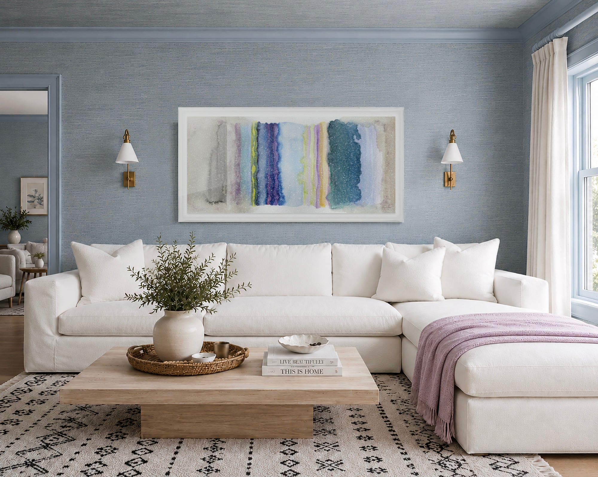 Opalite Dusk 2 Embellished Print
