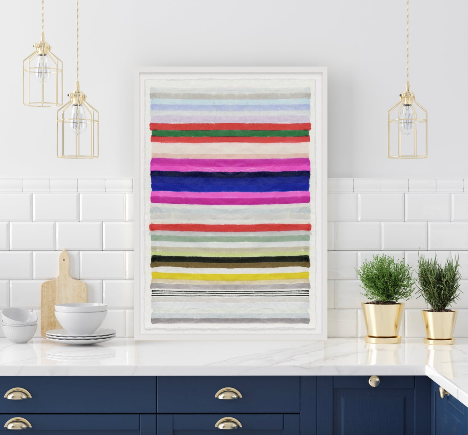 Chromatic Harmony #3 Framed Art Print
