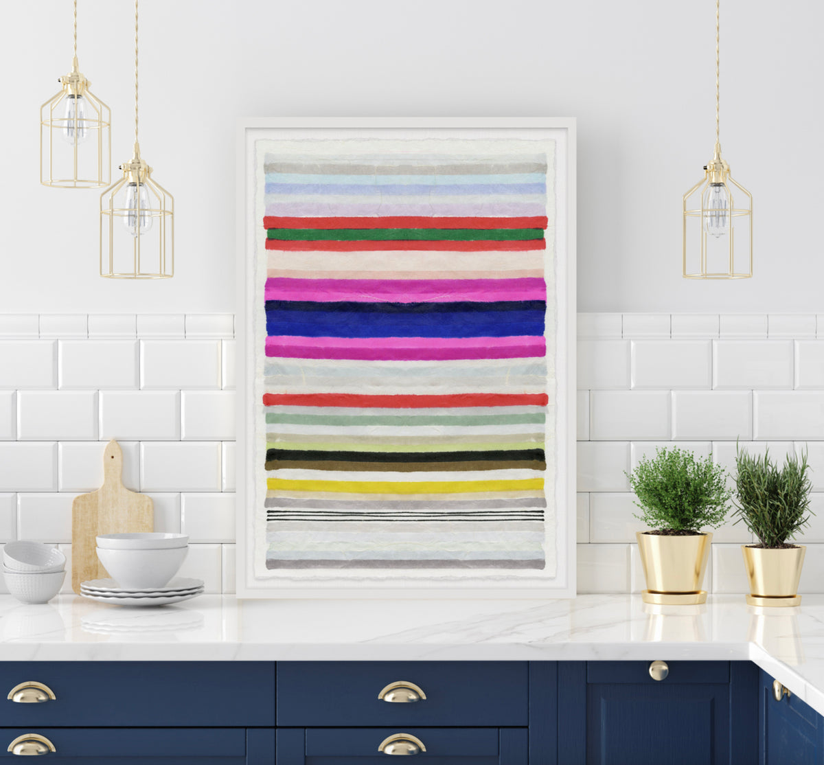 Chromatic Harmony #3 Framed Art Print