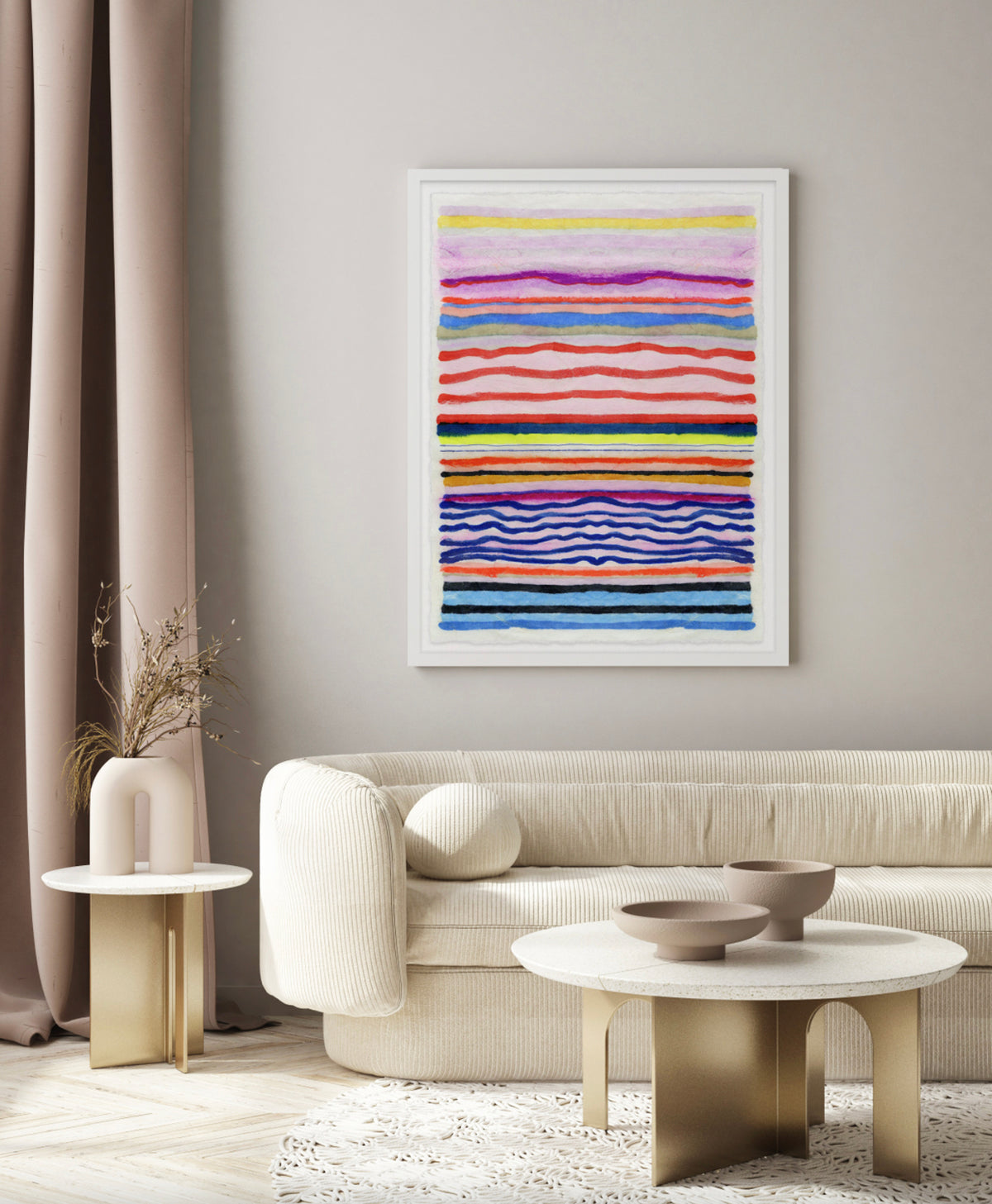 Chromatic Beat #2 Framed Art Print