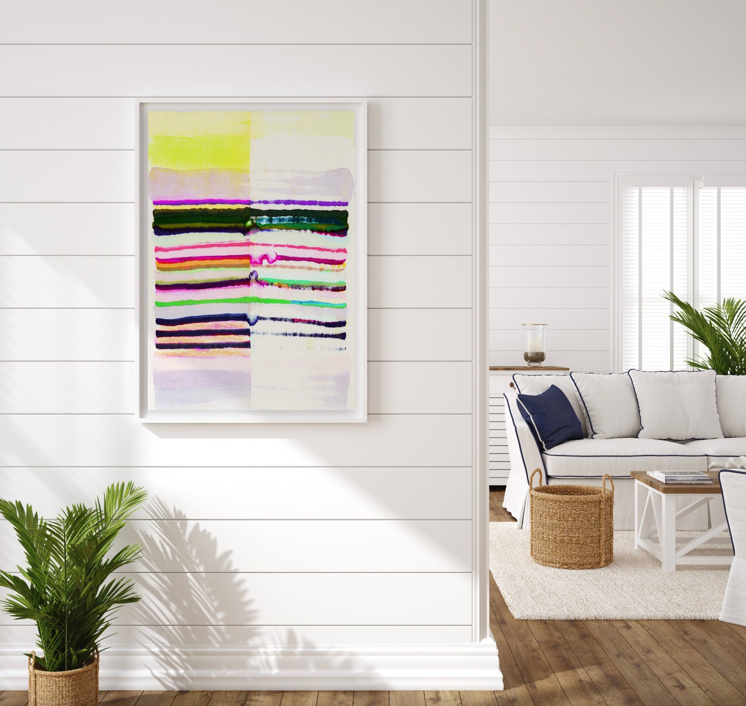 Sailing Stripes 3 Framed Art Print