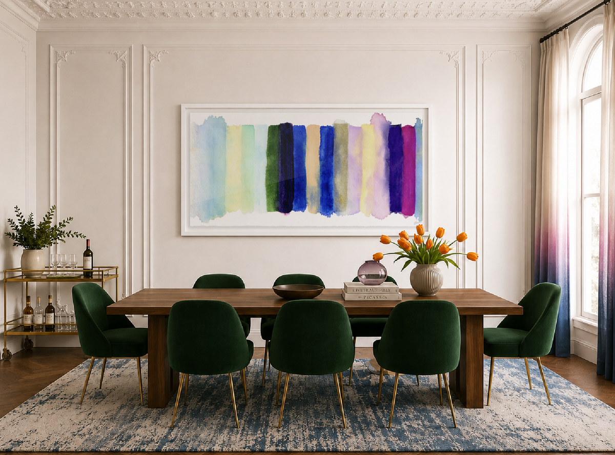 Radiant Stripe #2 Framed Art Print