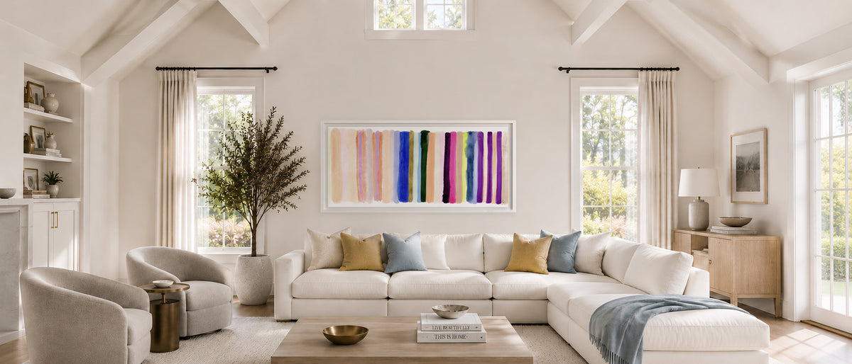 Live Vibrantly Framed Art Print