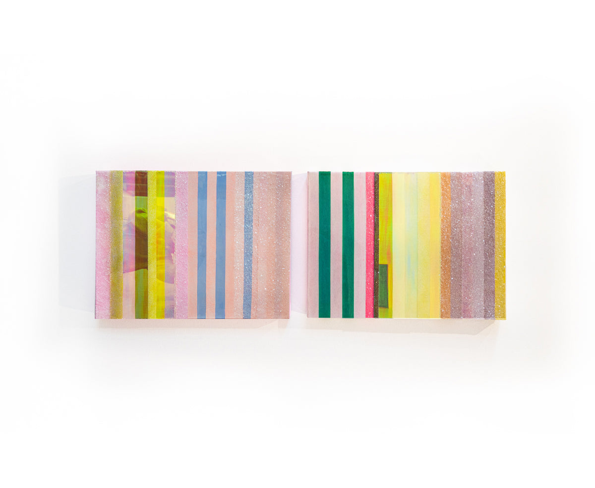 Feel The Joy - Original Artwork (diptych) | Original Art by artist Kristi Kohut