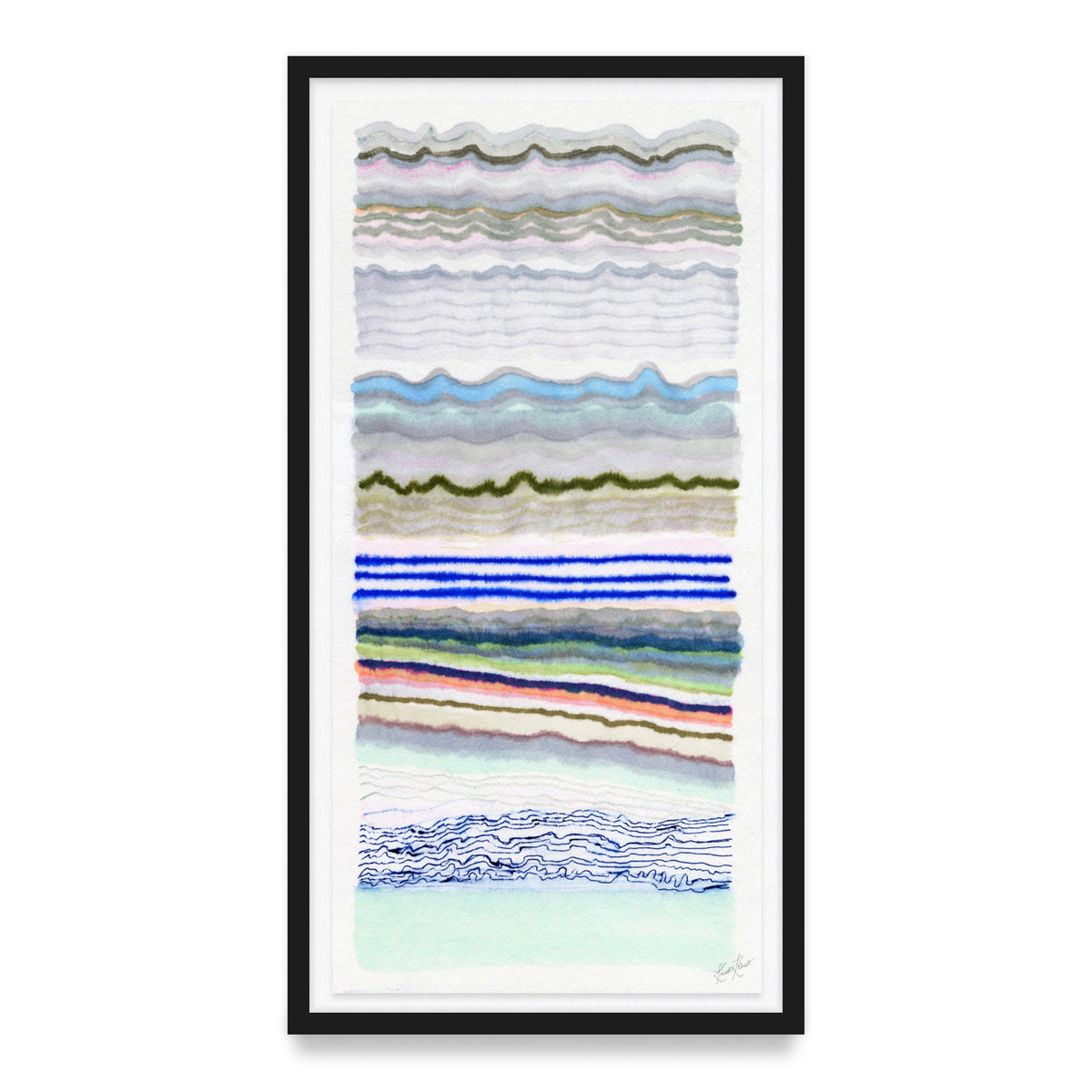 In The Flow Framed Fine Art Print