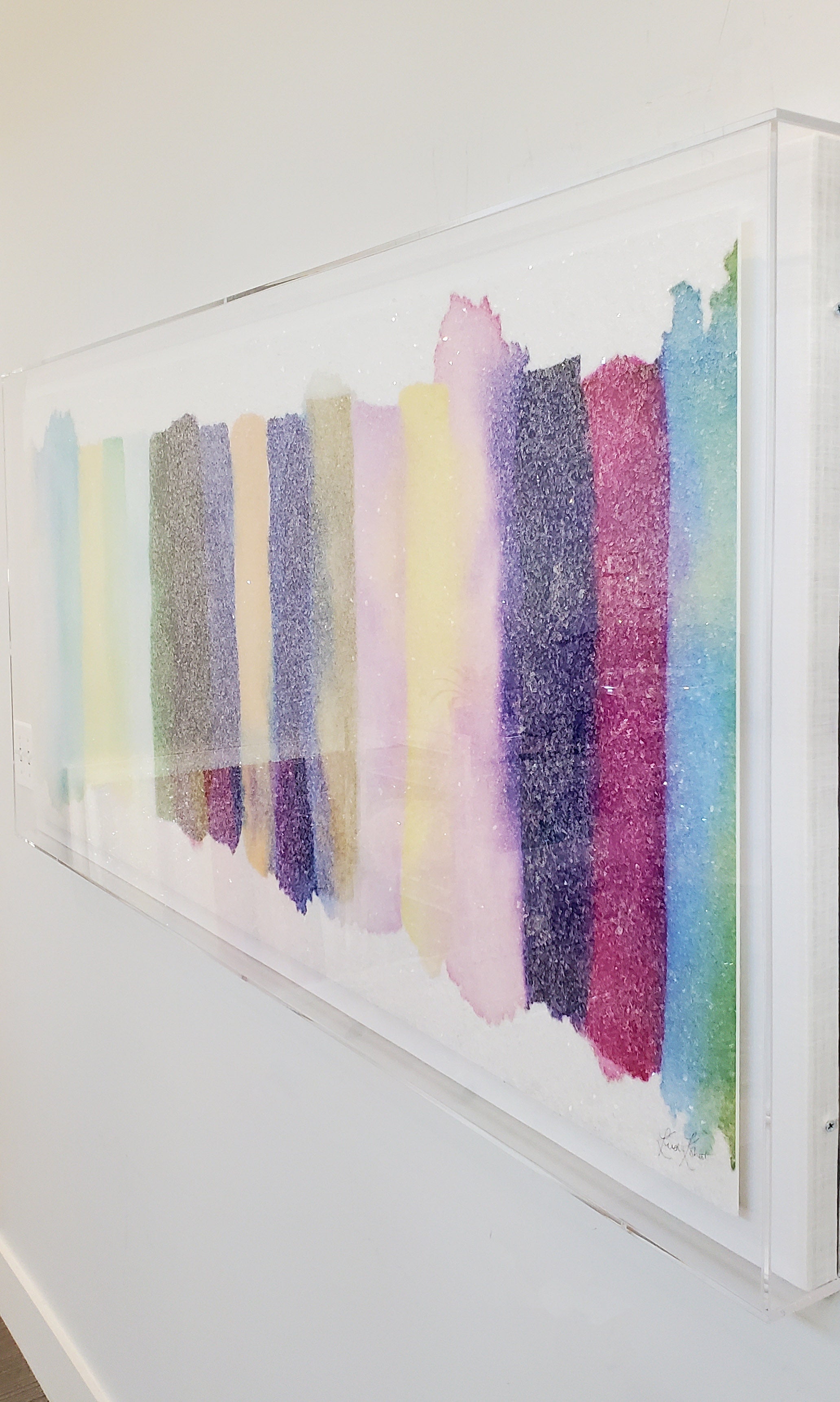 Radiant Stripe #2 Embellished Print