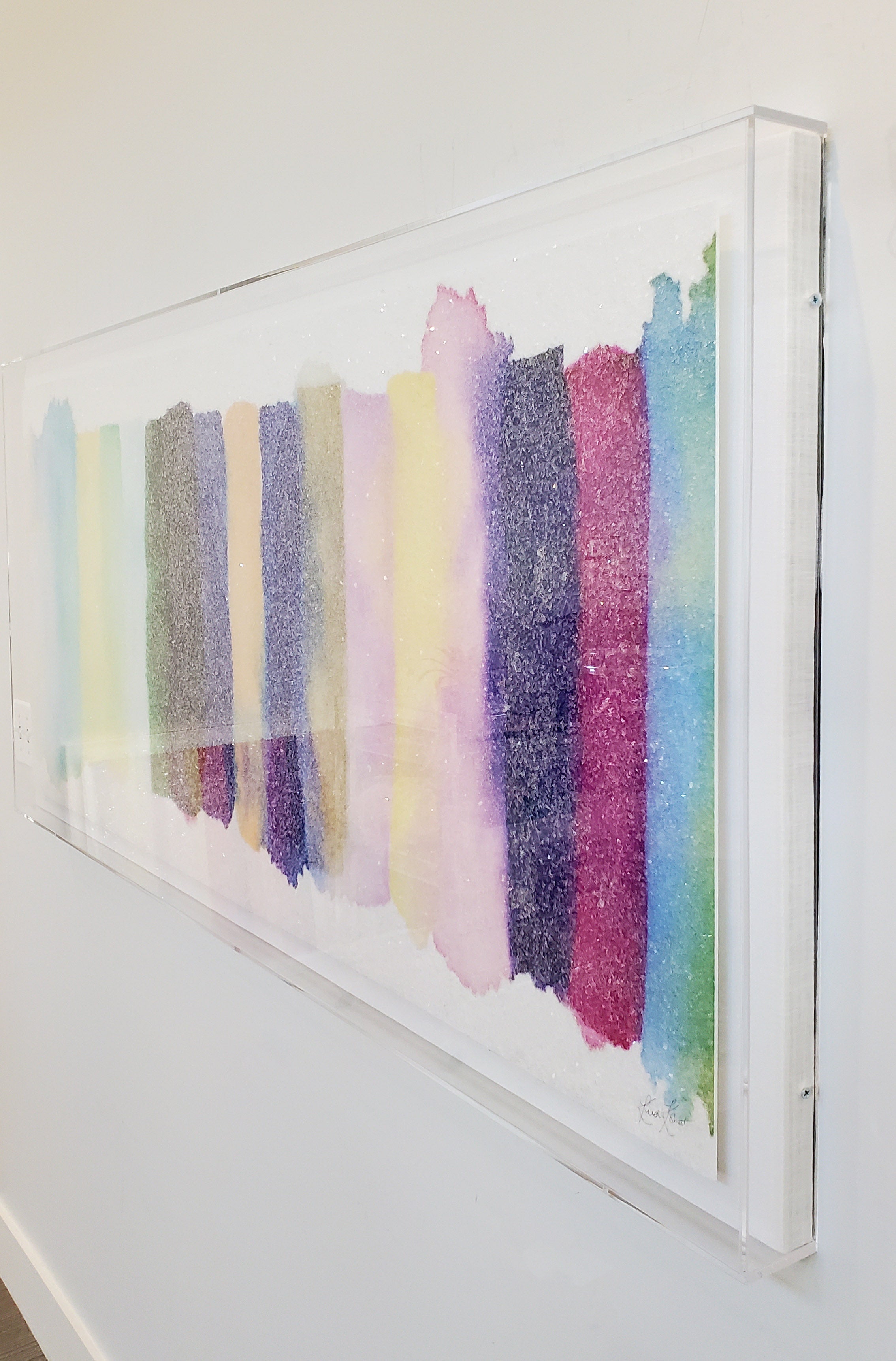 Radiant Stripe #2 Embellished Print