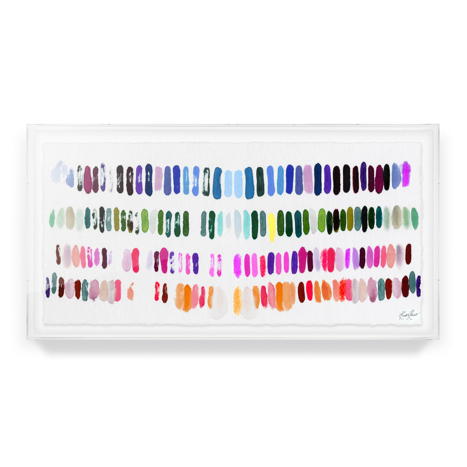 Leave a Big Mark Framed Art Print