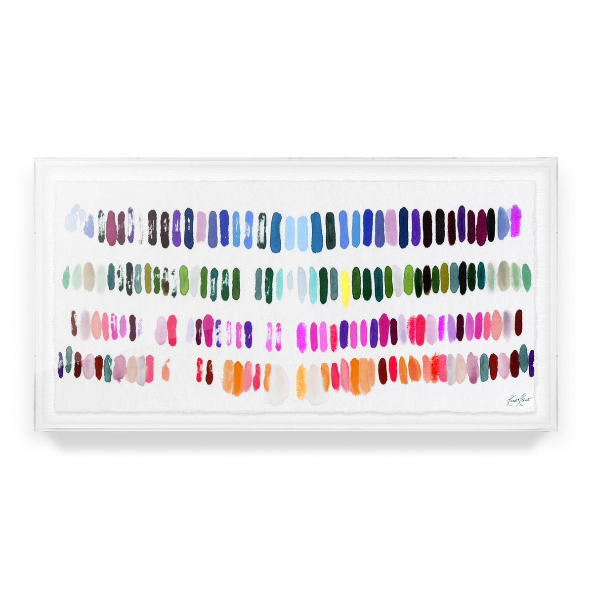 Leave a Big Mark Framed Art Print