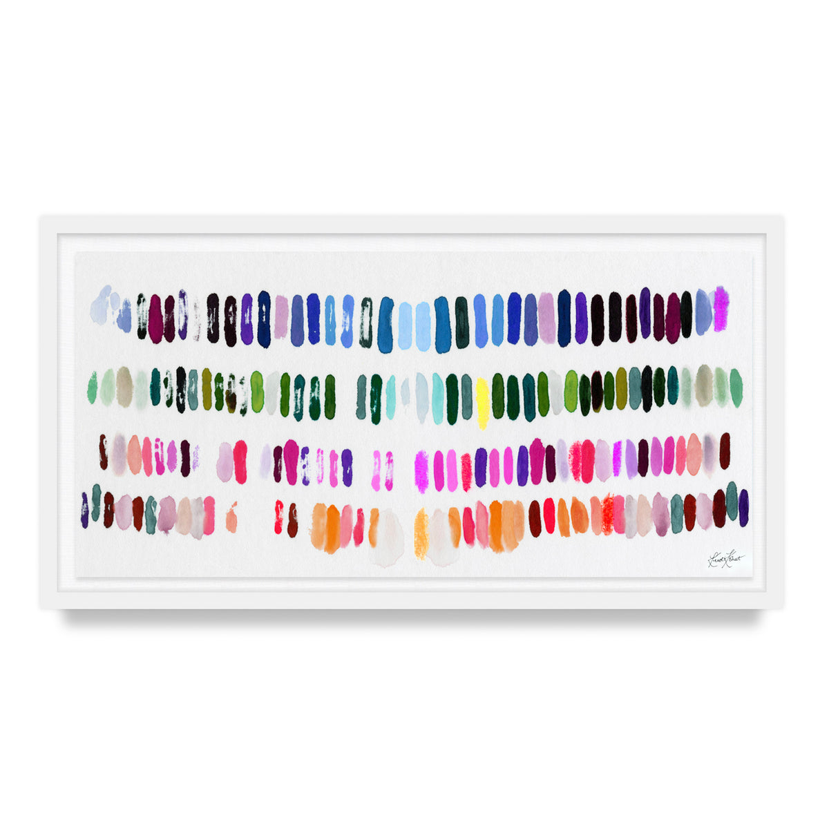 Leave a Big Mark Framed Art Print