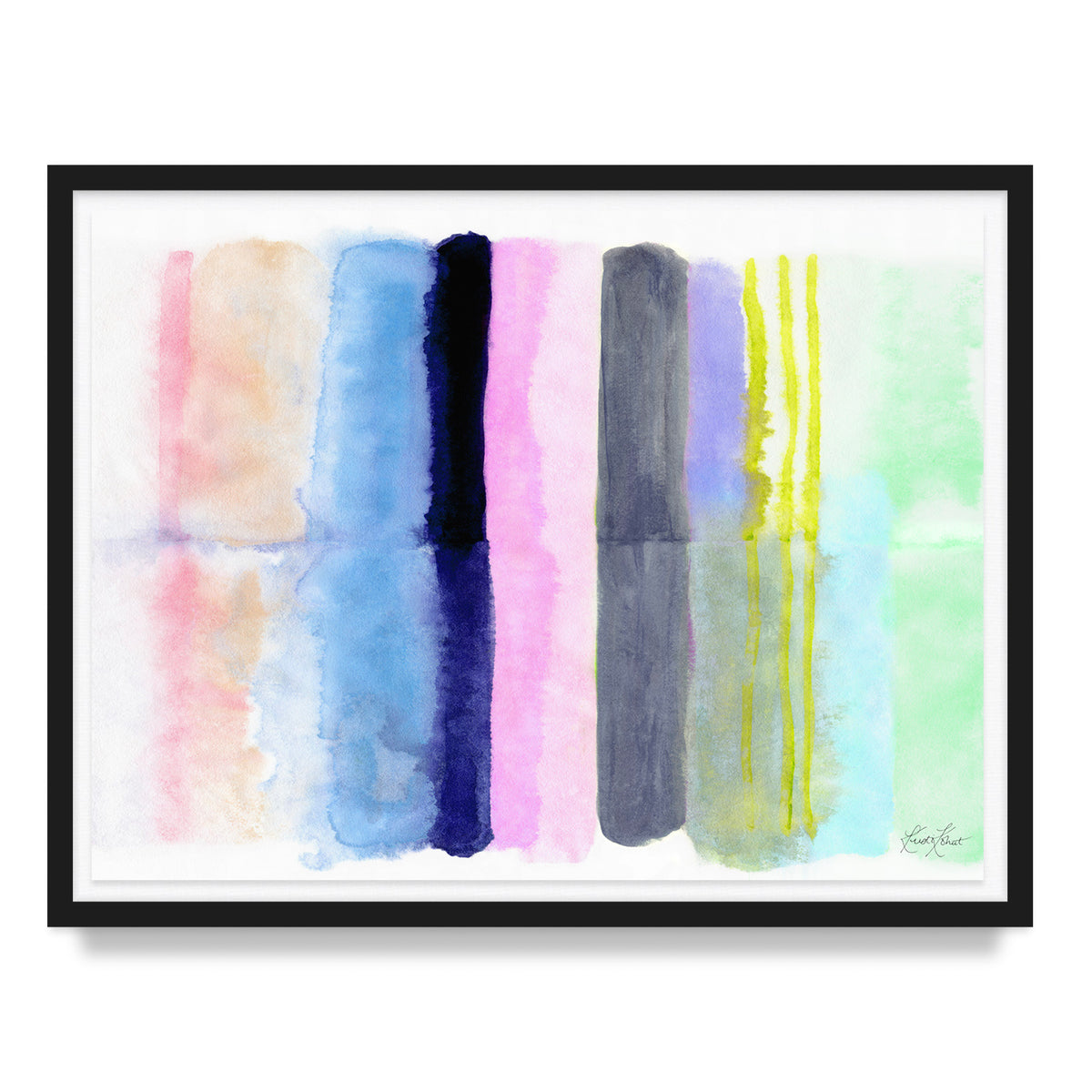 Spring Stripes #2 Framed Art Print