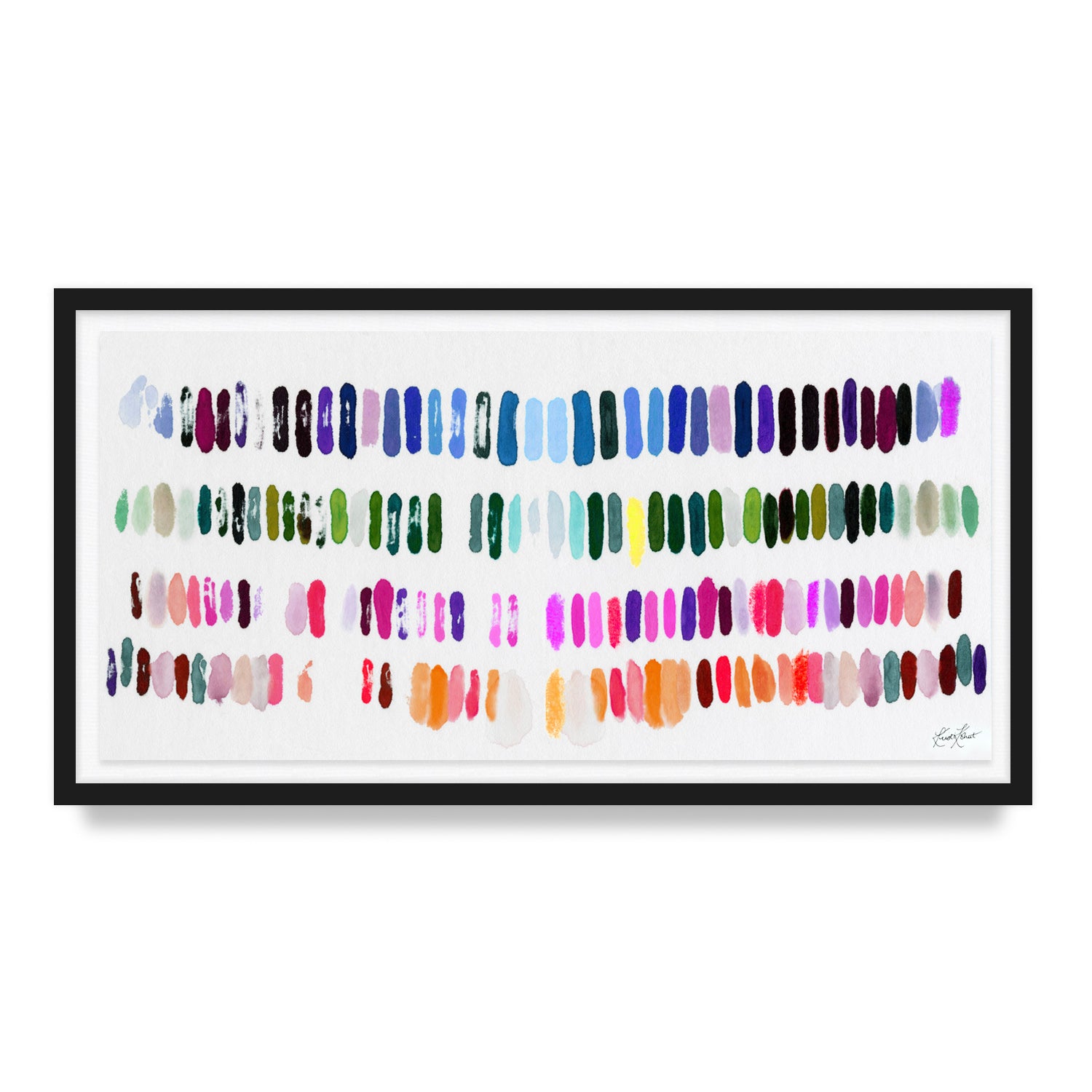 Leave a Big Mark Framed Art Print
