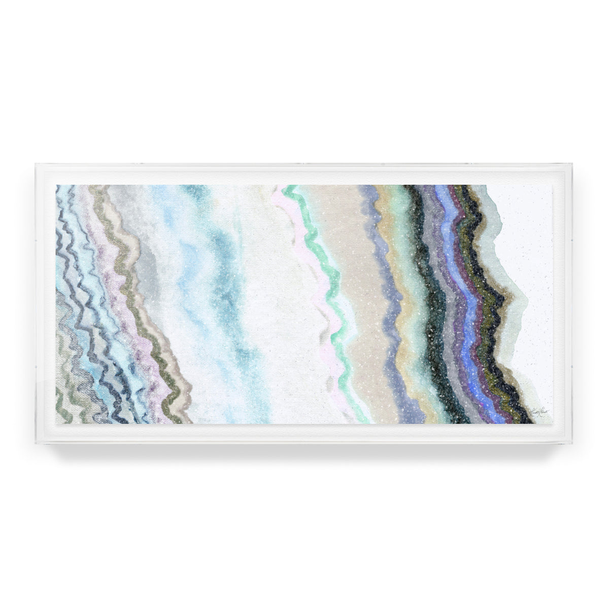 Light Between The Cracks Embellished Print