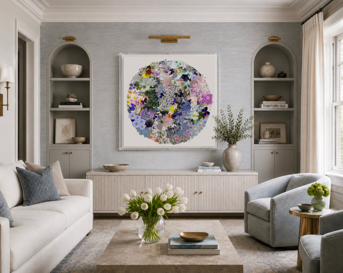 Bloom Portal Framed Art Print