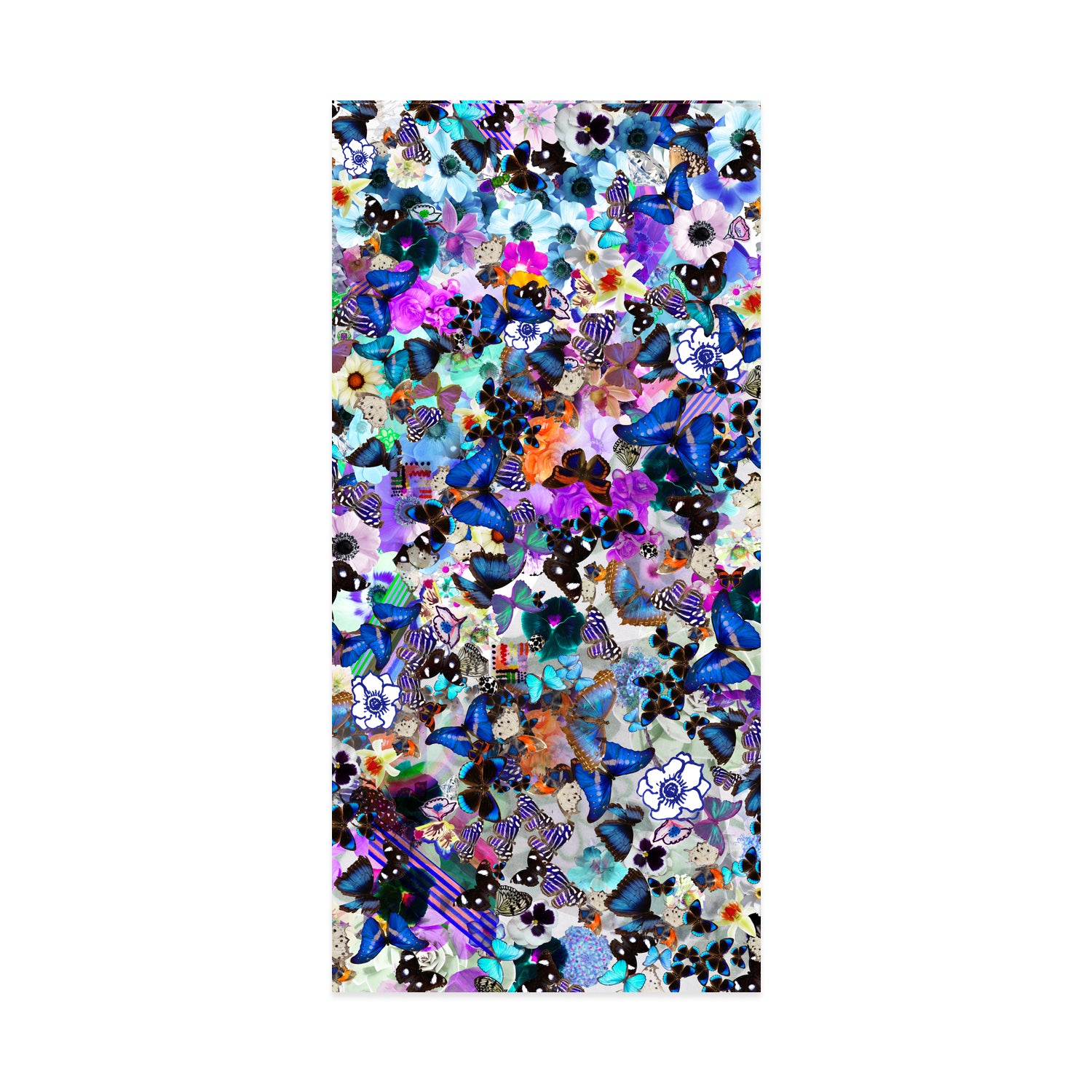 Butterfly Collage Framed Art Print