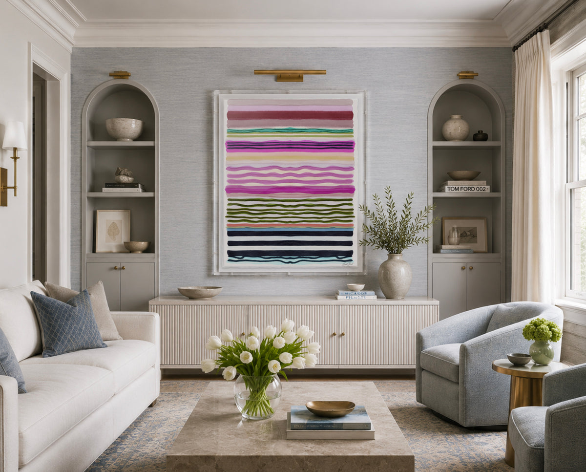 Chromatic Beat #3 Framed Art Print