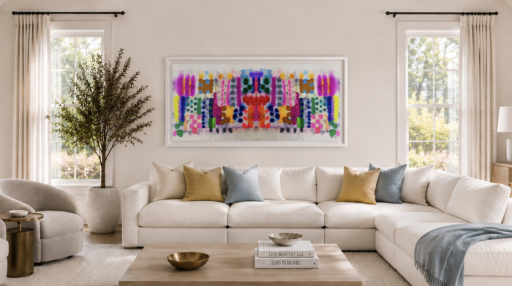 Color Tradition Framed Art Print
