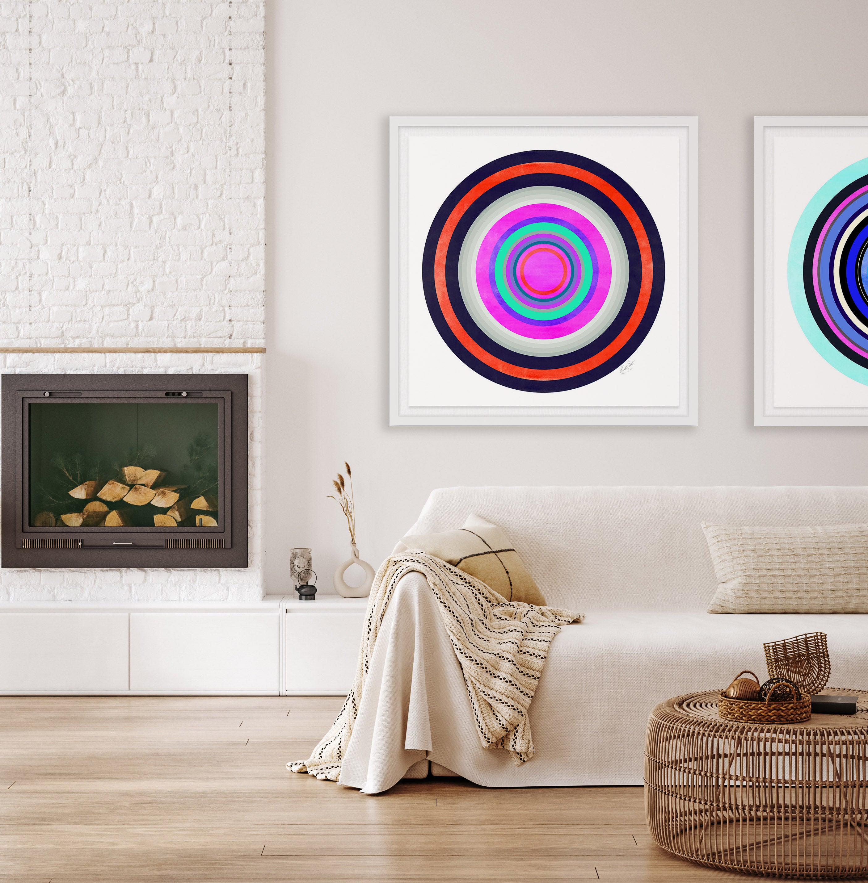 Chromatic Radiance 3 Framed Art Print