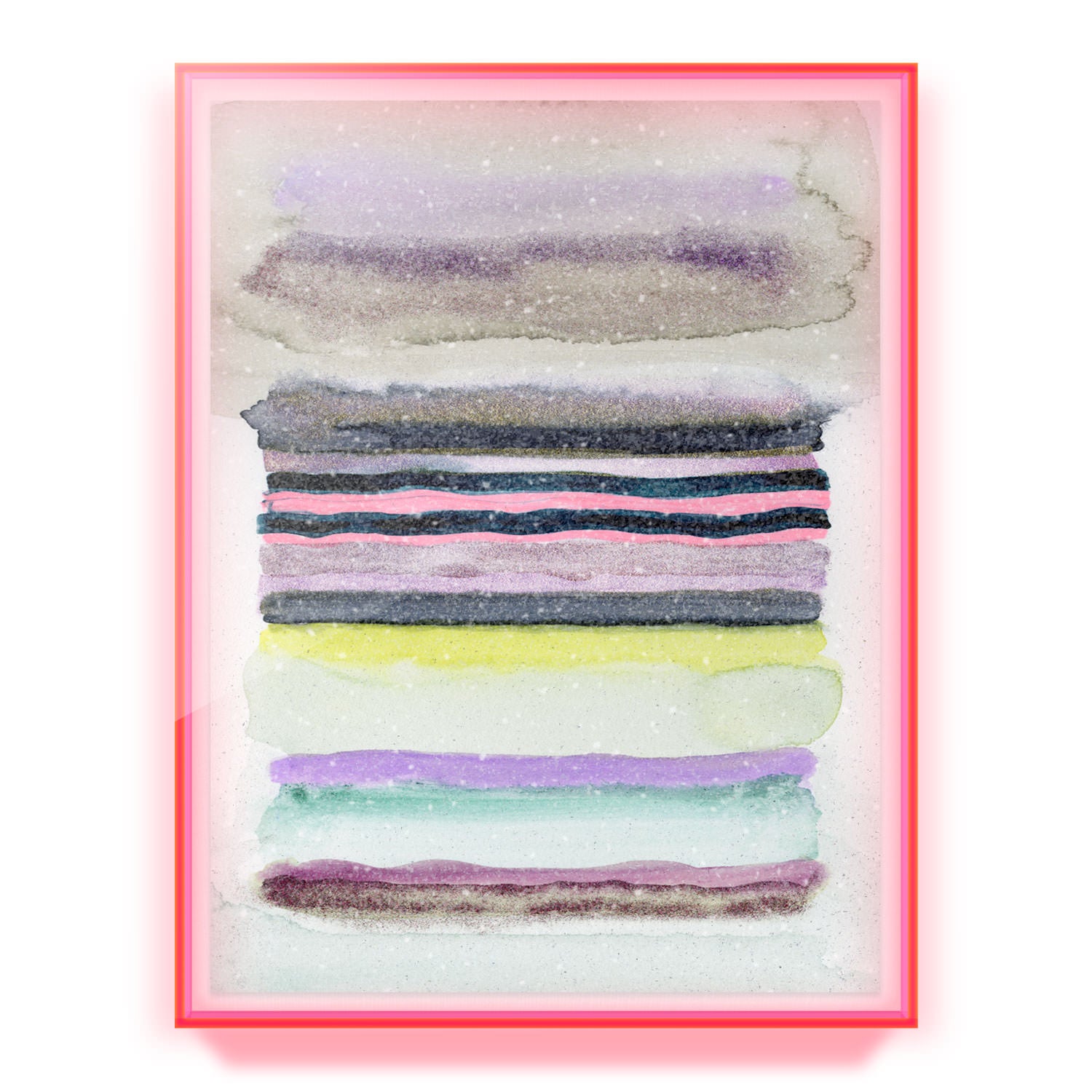 Opalite Dusk Embellished Print