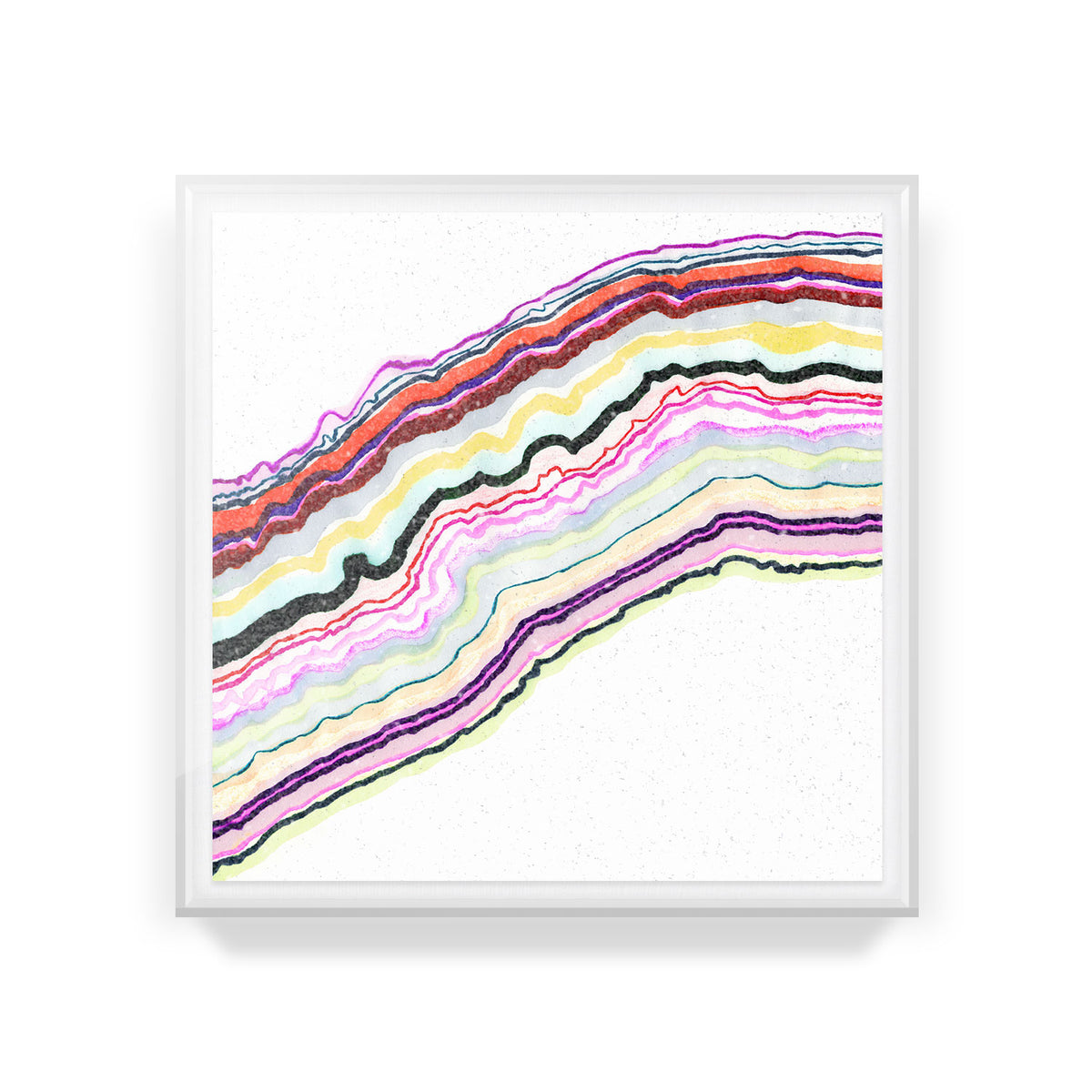 Symphonic Atlas Rainbow #3 Embellished Print