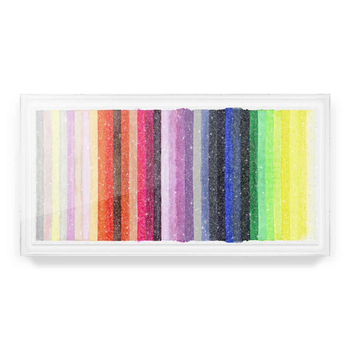 Symphonic Rainbow Embellished Print