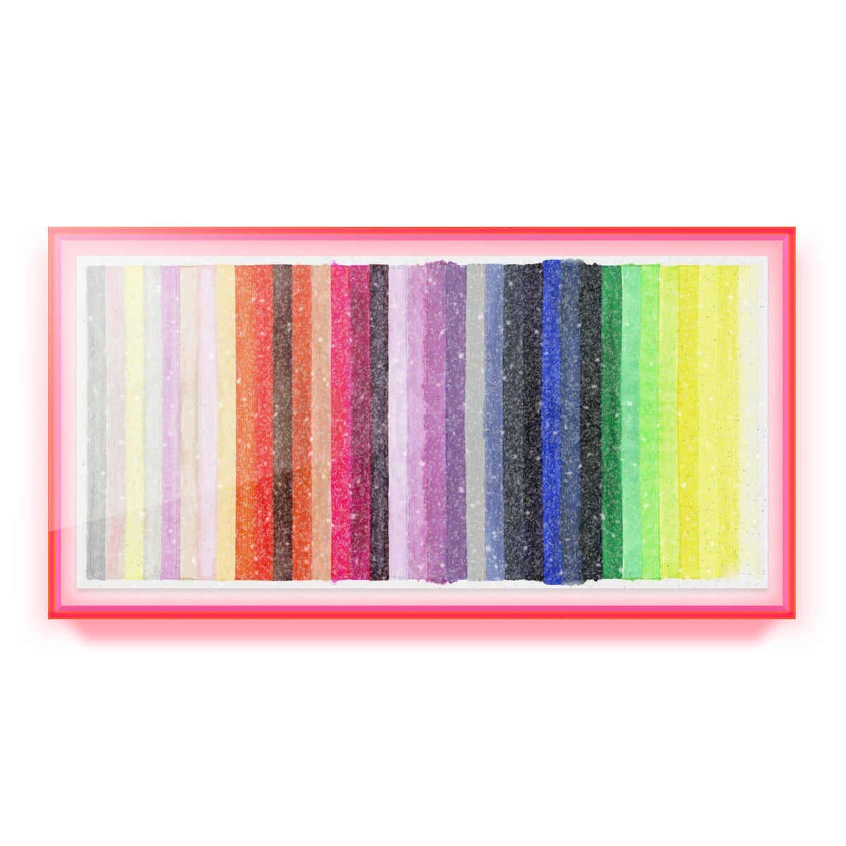 Symphonic Rainbow Embellished Print