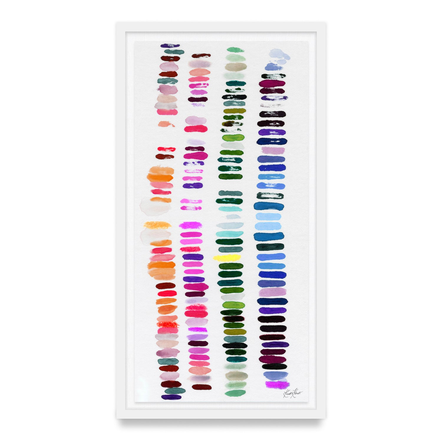 Leave a Big Mark Framed Art Print