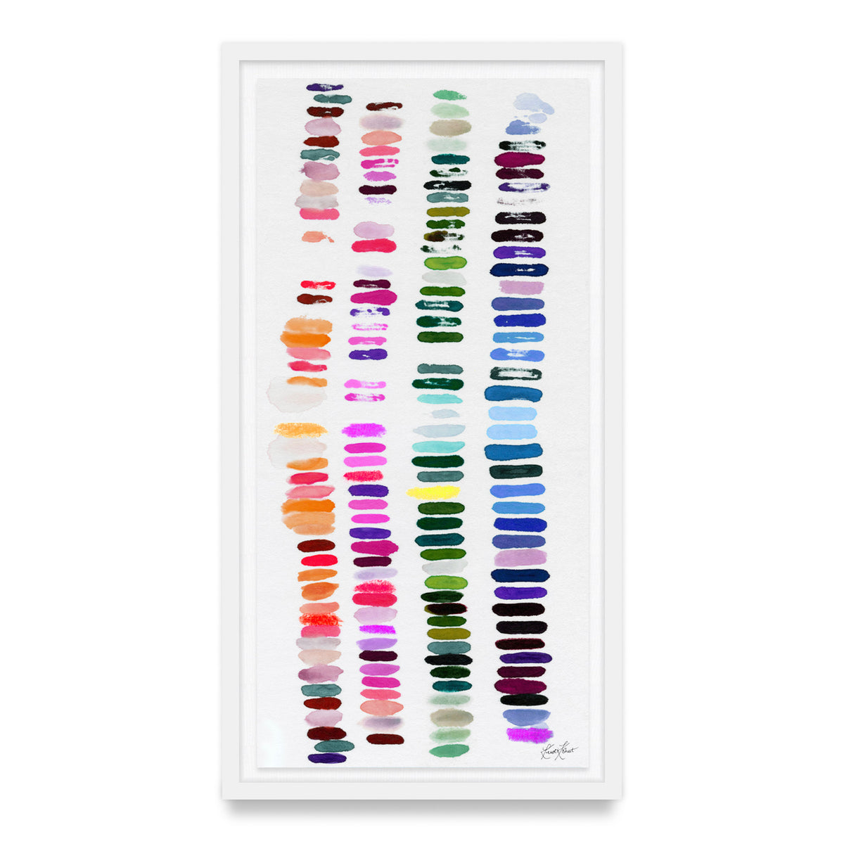 Leave a Big Mark Framed Art Print