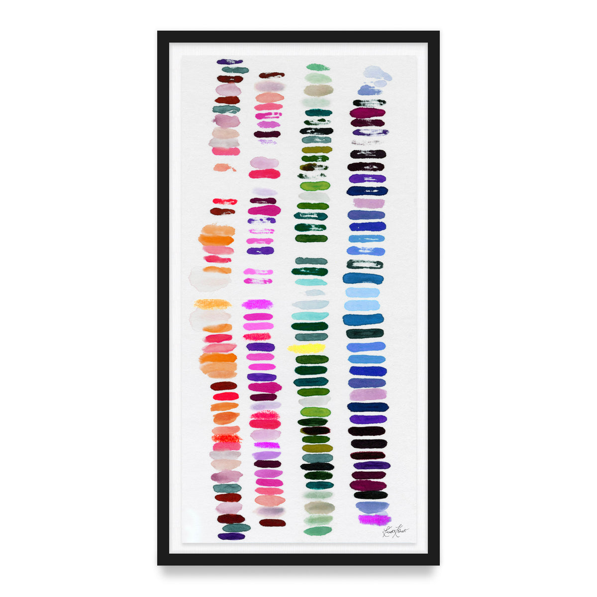 Leave a Big Mark Framed Art Print