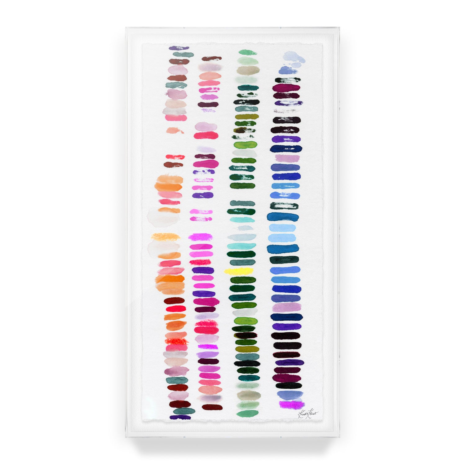 Leave a Big Mark Framed Art Print