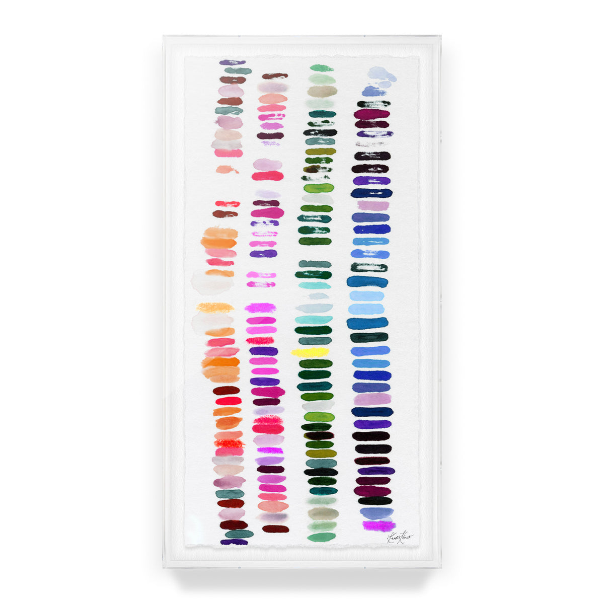 Leave a Big Mark Framed Art Print
