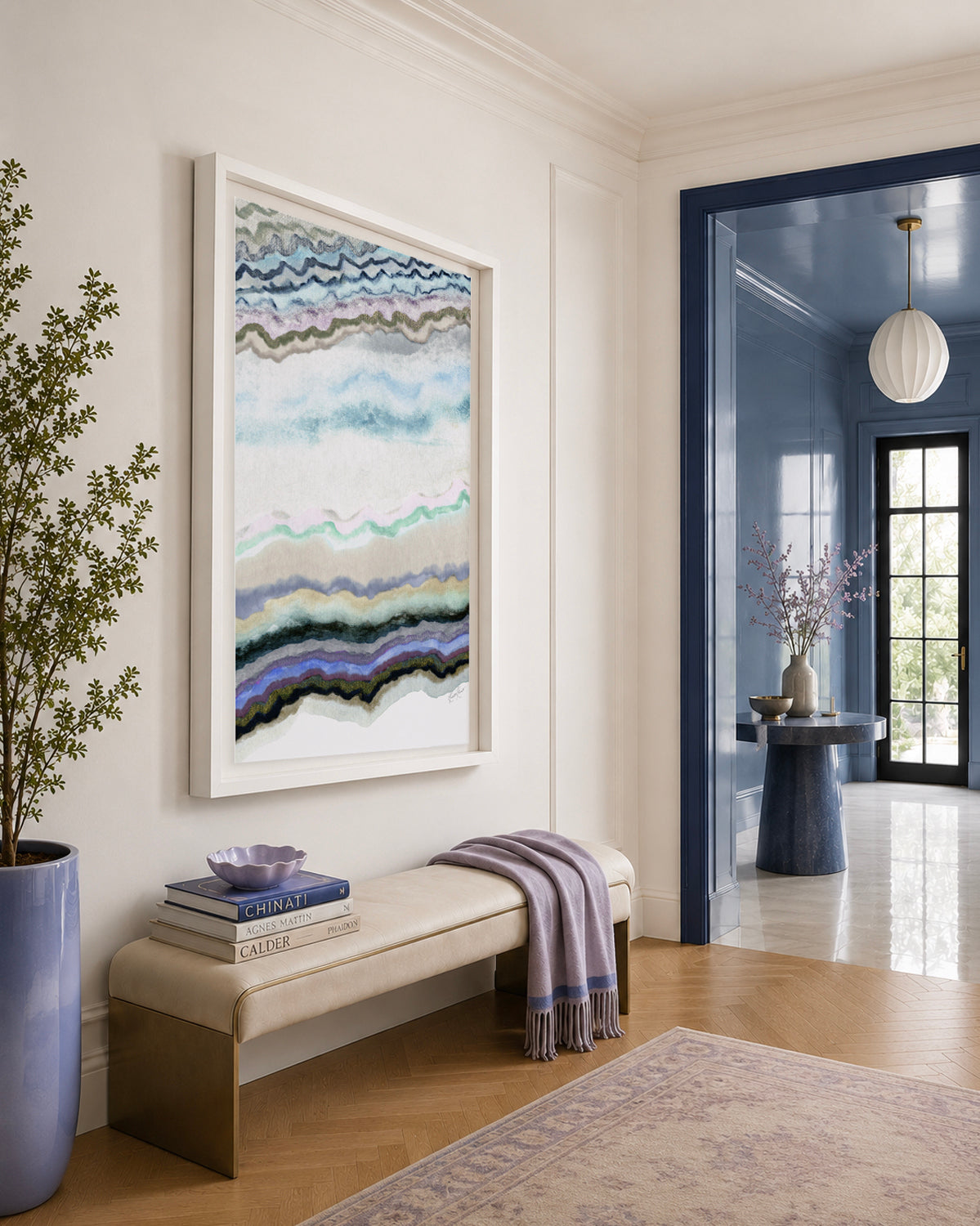 Light Between The Cracks Framed Art Print