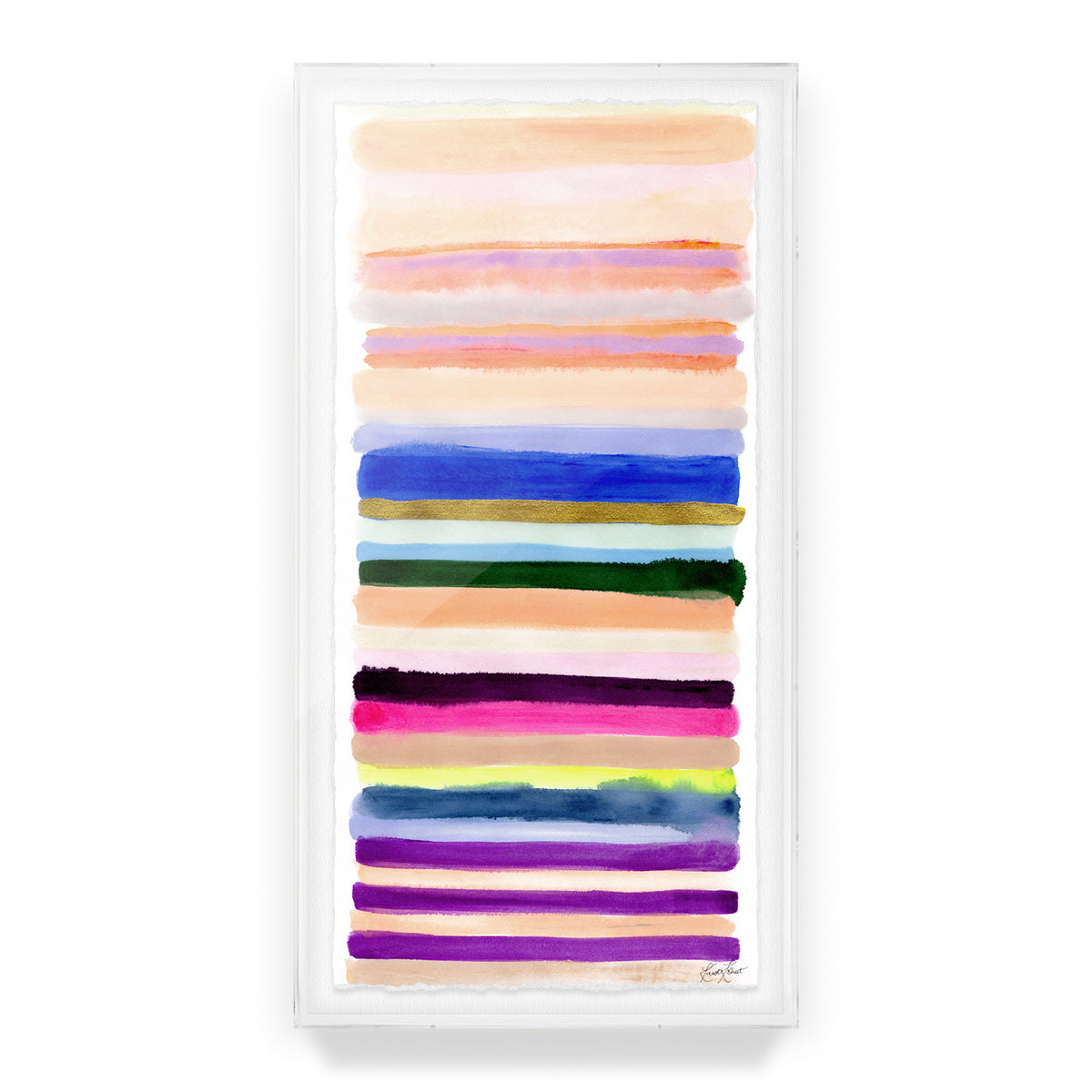 Live Vibrantly Framed Art Print