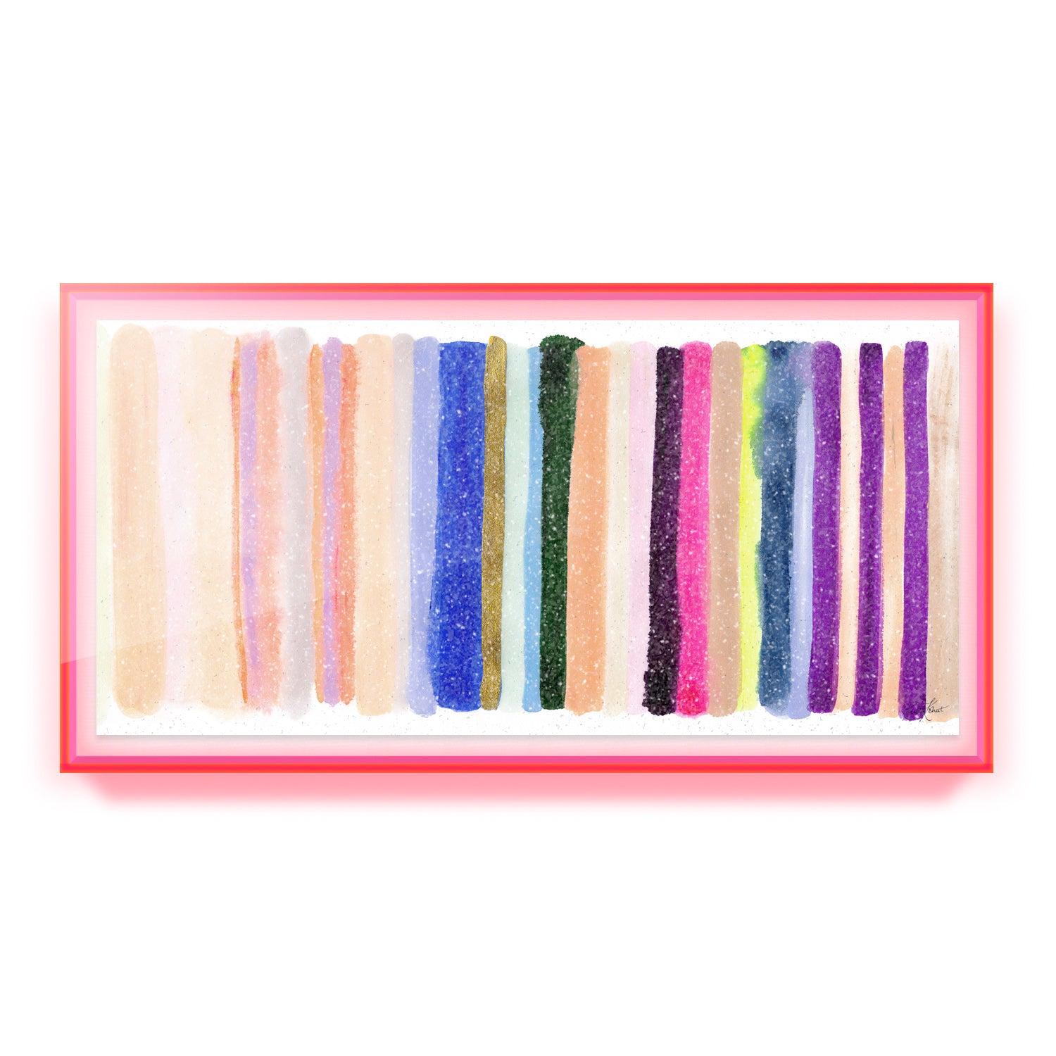 Live Vibrantly Embellished Print