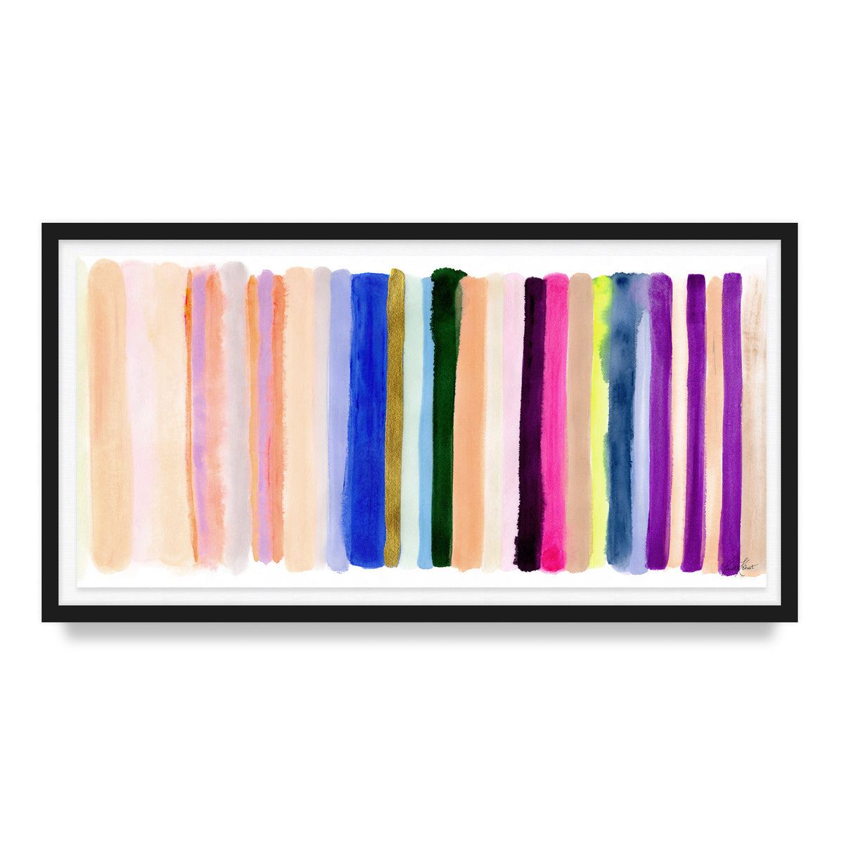 Live Vibrantly Framed Art Print