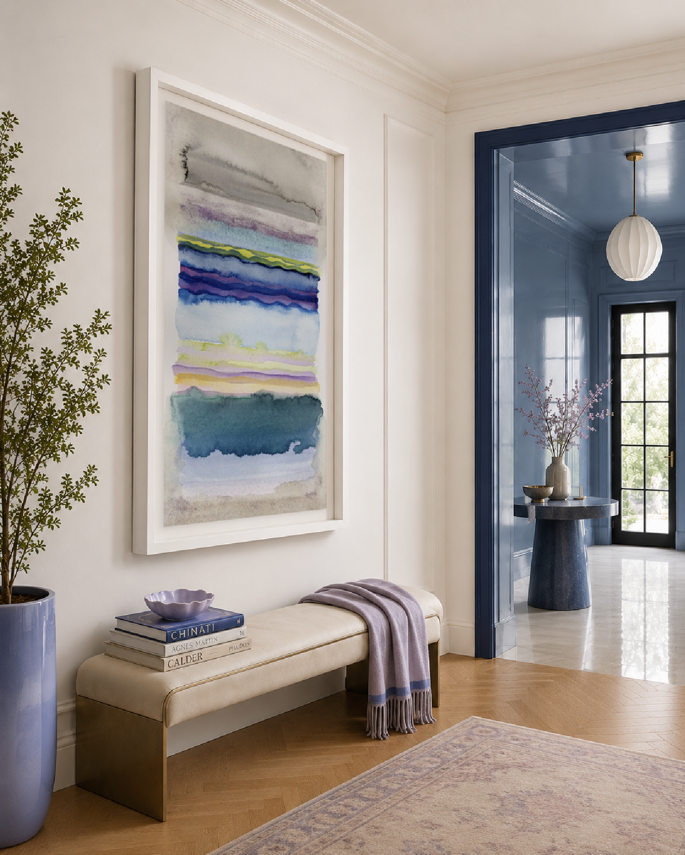 Opalite Dusk #2 Framed Art Print