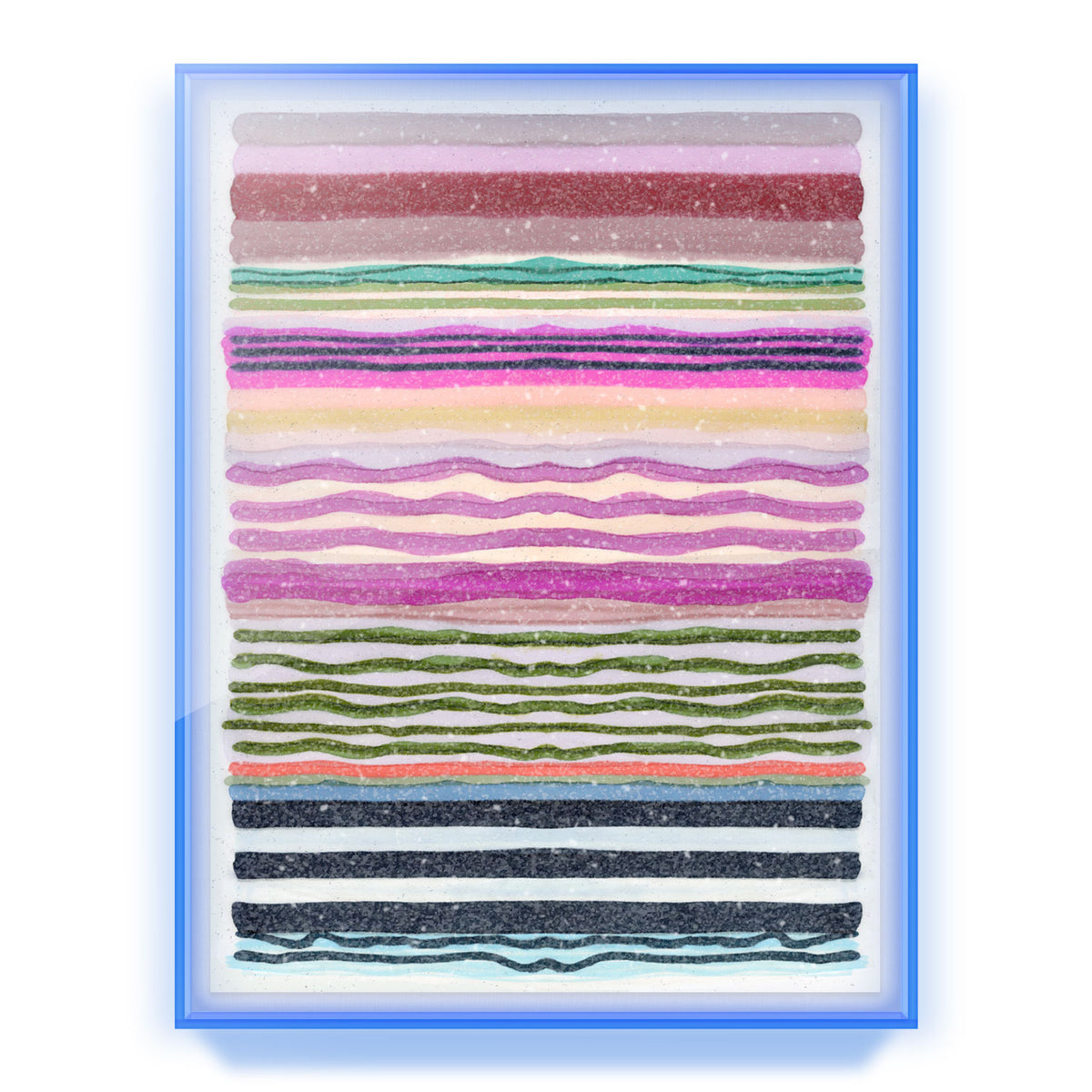 Chromatic Beat #3 Embellished Print
