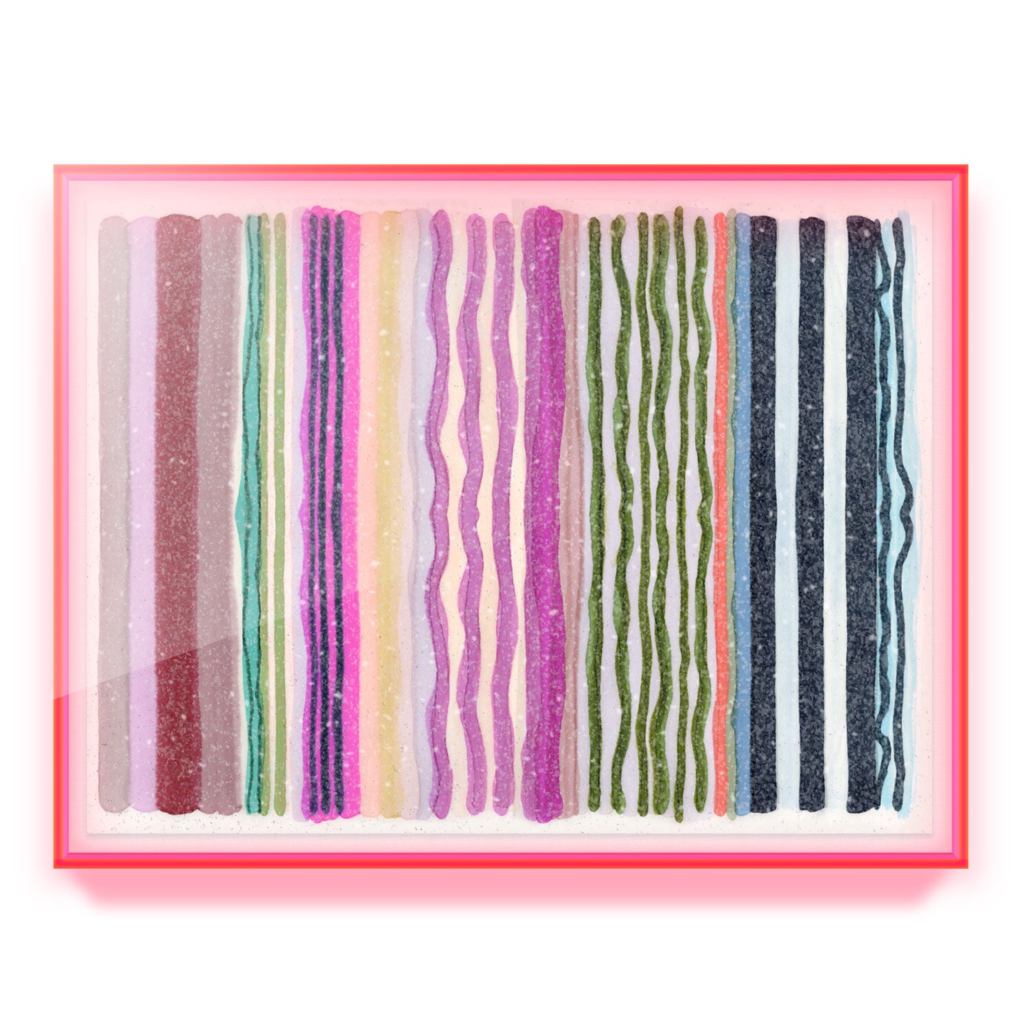 Chromatic Beat #3 Embellished Print